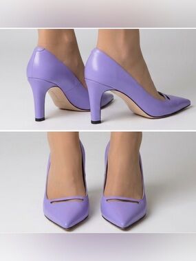 Vintage Marc Jacobs Lavender Upcycled Leather Pumps - Size 38.5